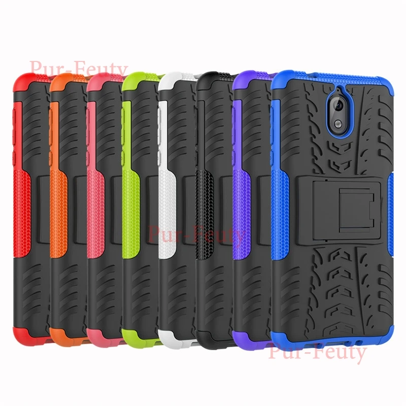 

Case For Nokia 3.1 TA-1063 TA-1070 Nokia3 2018 TA1063 Silicon TPU PC Armor Heavy Rugged Celulars for Nokia3.1 TA 1063 1070 1049