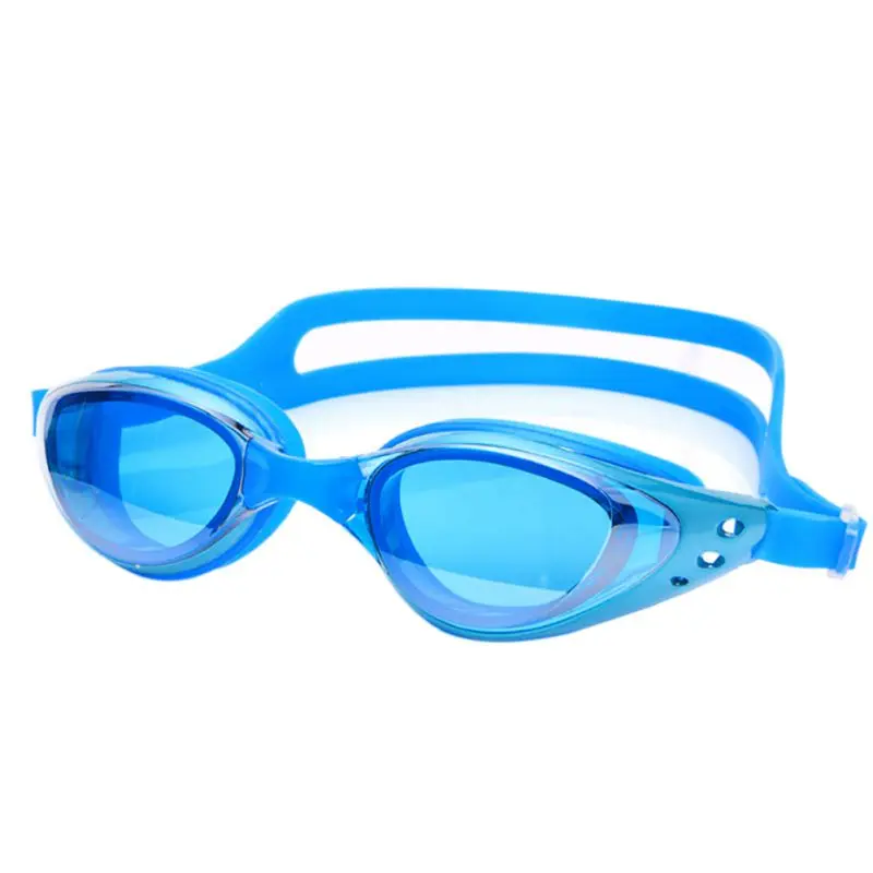 Очки для плавания с гальваническим покрытием, мужские и женские очки, спортивные регулируемые очки для взрослых, очки для бассейна, водонепроницаемые очки - Цвет: A