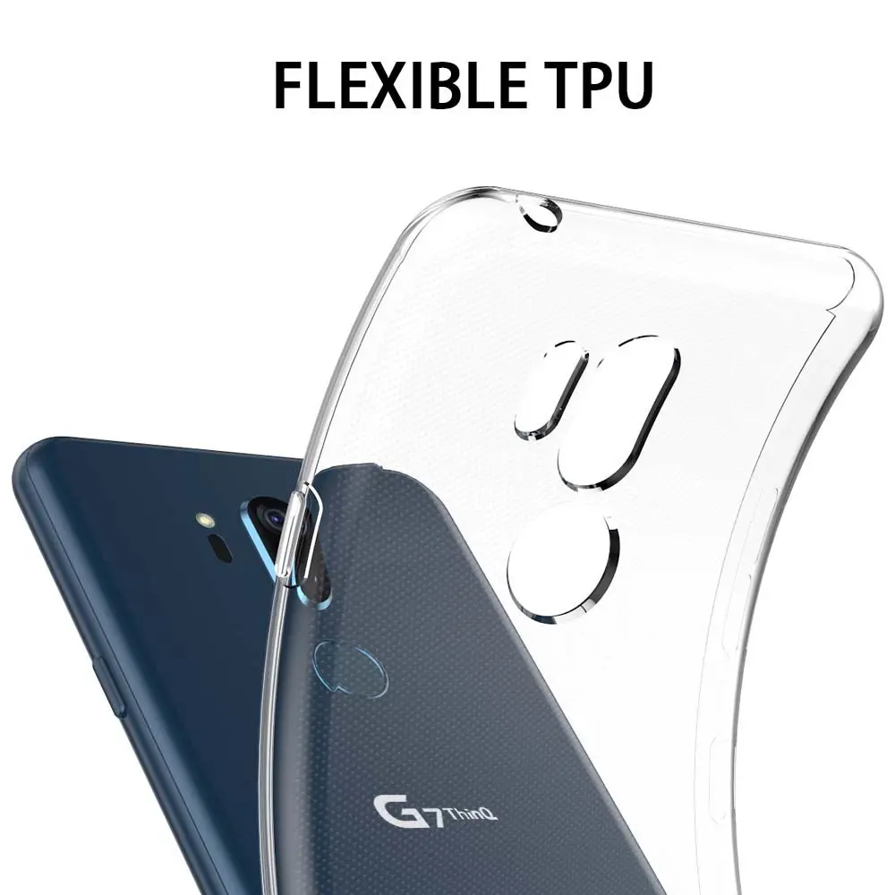 Funda teléfono TPU suave para LG Nexus 5 5X V10 V20 V30 V40 G2 G3 G4 G5 G6 G7 K4 K7 K8 K10 K12 K40 Mini Plus Stylus ThinQ|Fundas antigolpes