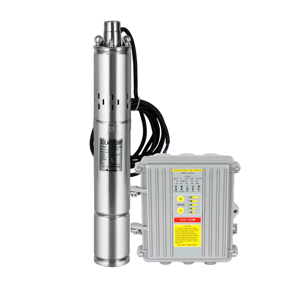 

DC 24V Solar Screw Pump 3'' Deep Well Submersible Pump For Home Commercial