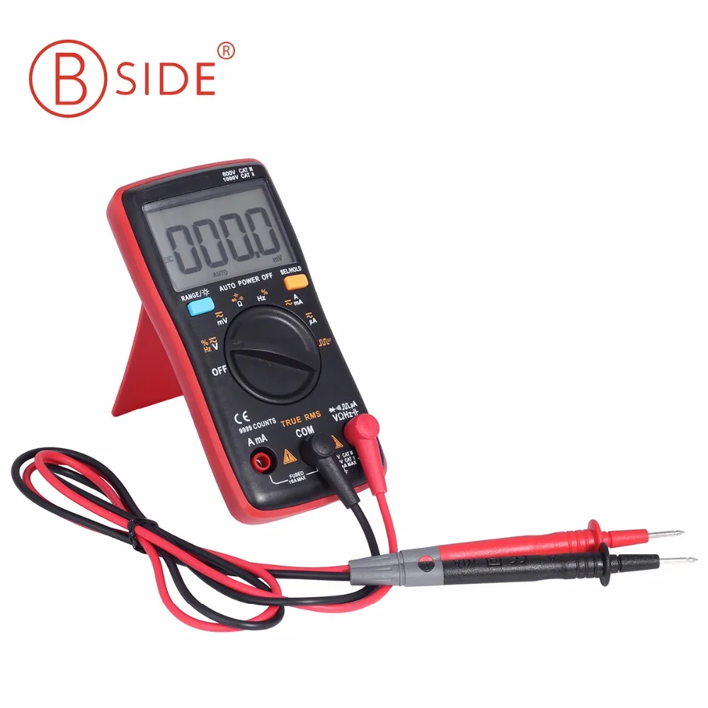 BSIDE ZT109 Профессиональный практичный 9999 отсчетов Ture RMS цифровой мультиметр