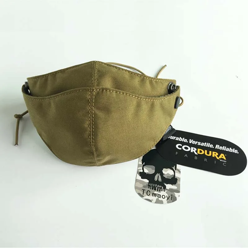 Маска на половину лица Cordura тактическое защитное снаряжение камуфляжная маска