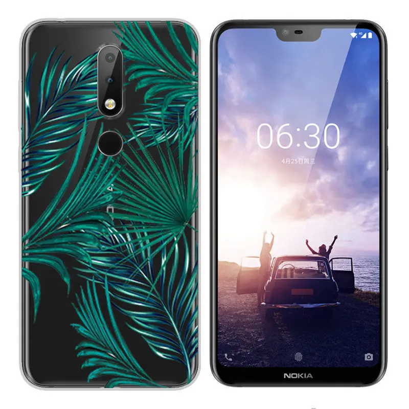 Fashion Soft Silicone TPU Case for Nokia 2 3 5 6 7 2017 Nokia X6 2018 Painted Back Case Cover for Nokia 6 2018 7 8 3.1 6.1 Case  (10)