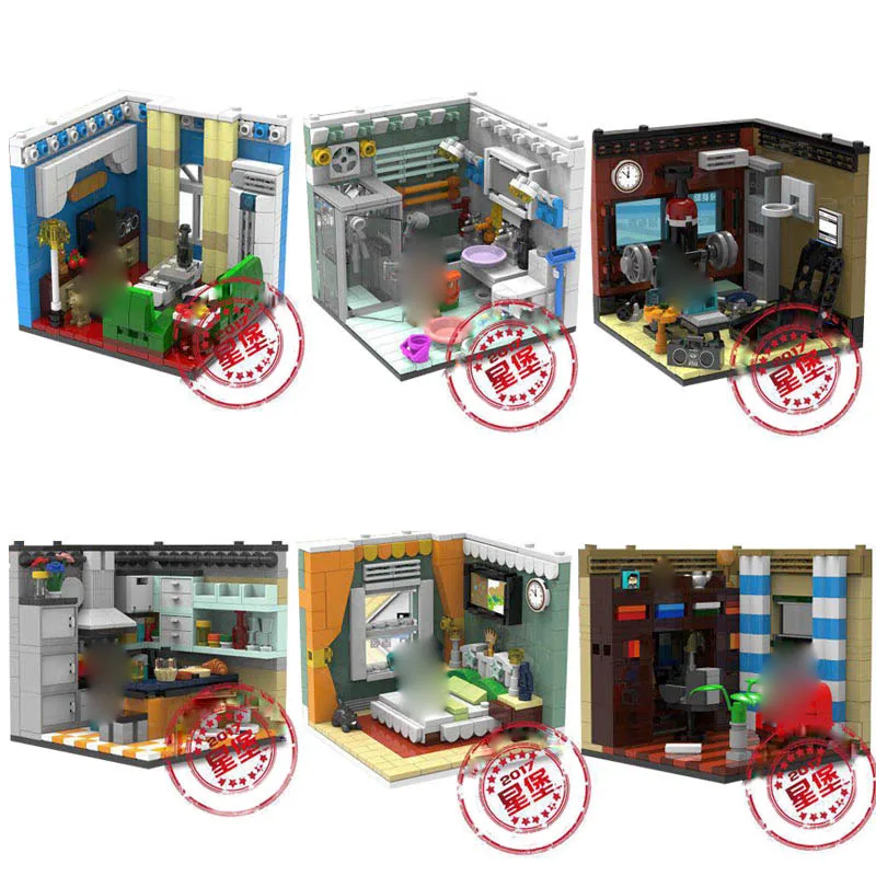 

XINGBAO 01401 Genuine Building Series The Living House Set Building Blocks Bricks Educational Toys As Christmas Gifts 2116PCS