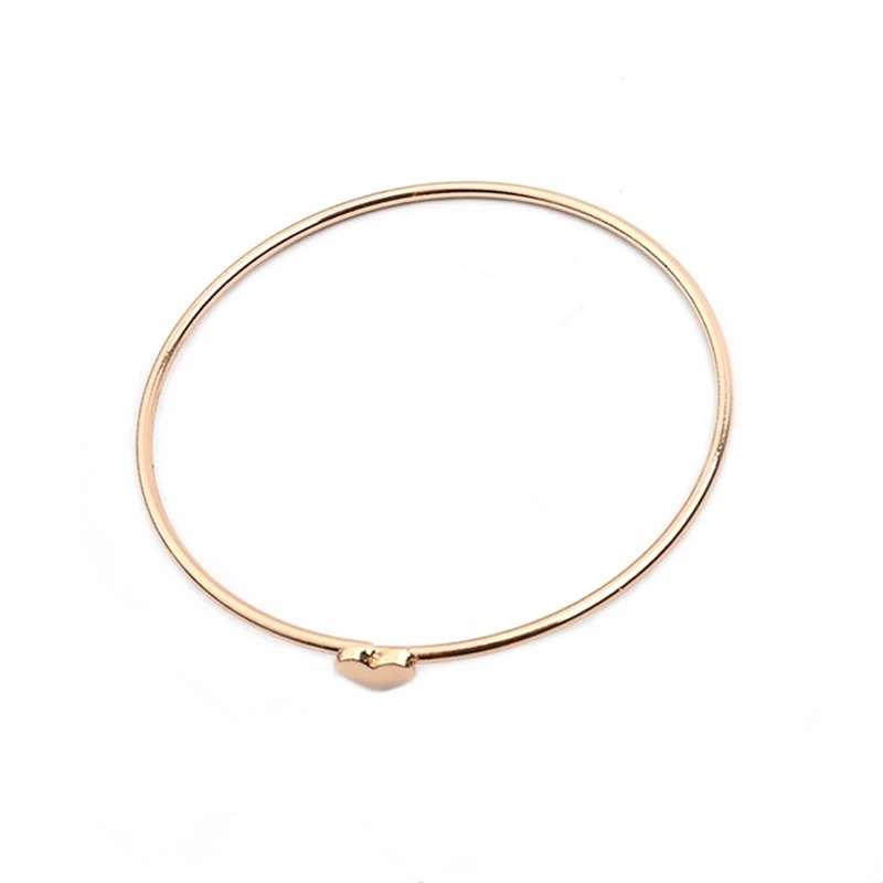 

hot fashion sweet peach heart wishing bracelets Love gold bracelets for women jewelry