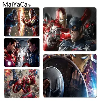 

MaiYaCa Hot Sales Avengers Infinity War Iron Man Captain America Office Mice Gamer Soft Computer Mousepad Gaming Mouse Mats