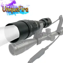 UniqueFire 1605 Zoomable 50 мм объектив инфракрасный 850nm фонарик 3 режима ночного видения фонарь USB Перезаряжаемый для охоты на открытом воздухе