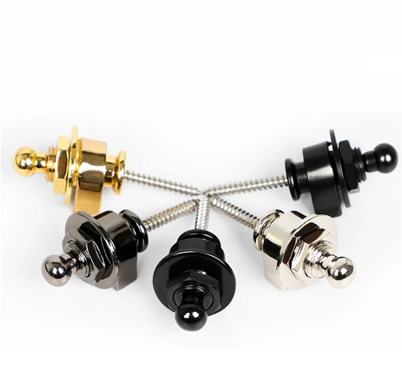 2Pcs Guitar Strap Lock Botton Schaller Style Straplocks Electric