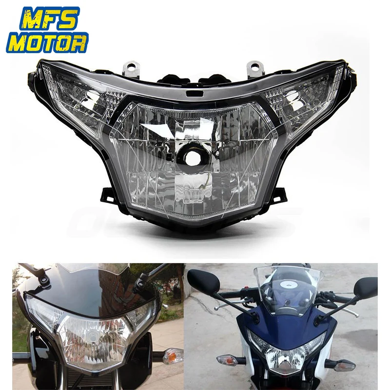 For 08 13 Honda CBR250RR CBR 250RR Motorcycle Front Headlight Head
