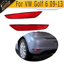 ABS задний бампер рефлекторные лампы авто-Стайлинг задний свет для Volkswagen VW Golf 6 стандарт только 10-13 не GTI R трансформер