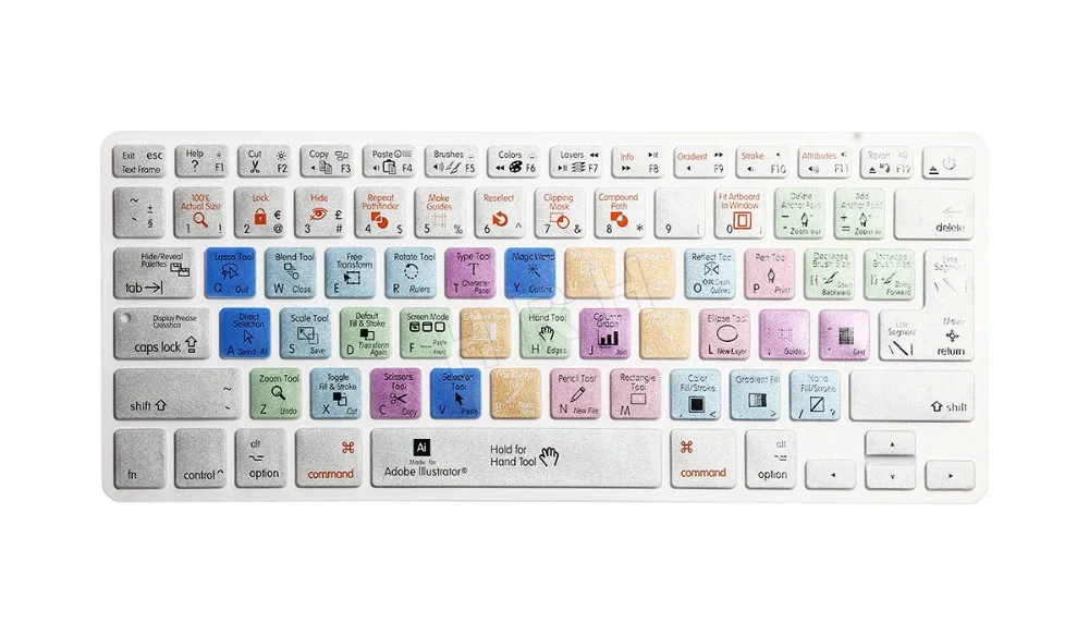 1 шт. чехол для клавиатуры MacBook Air Pro Retina 13 15 17 дюймов | Компьютеры и офис
