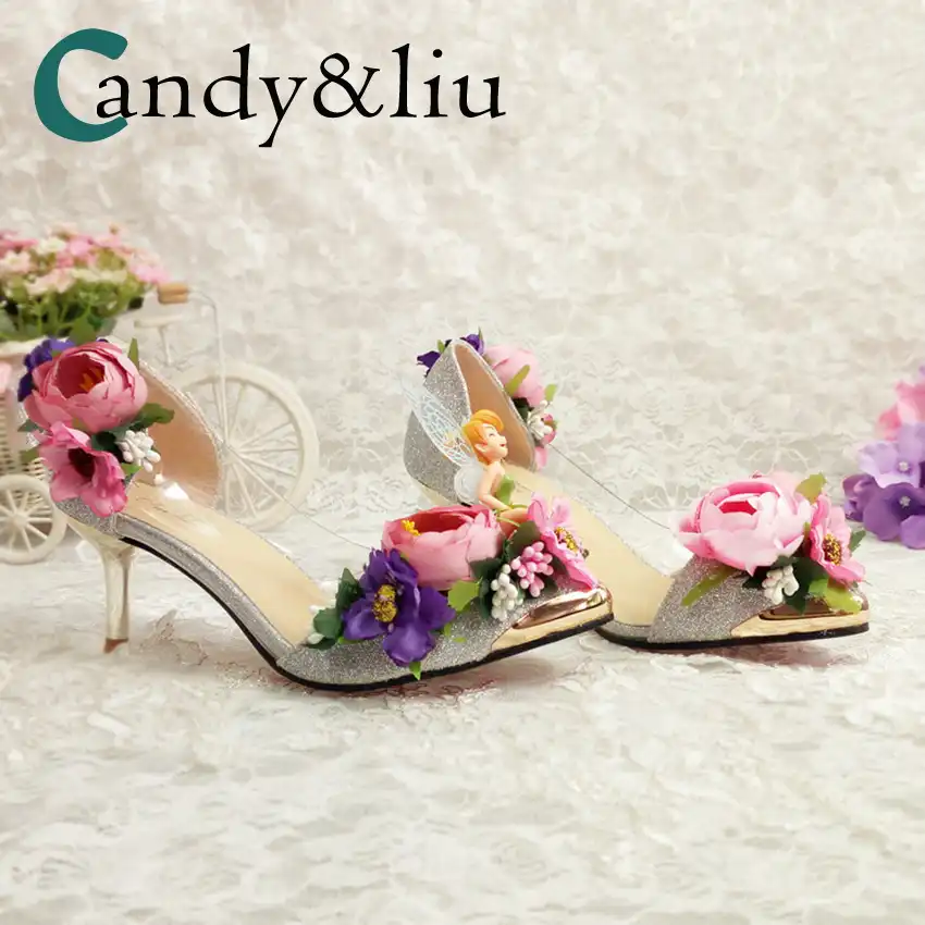 zapatos flores