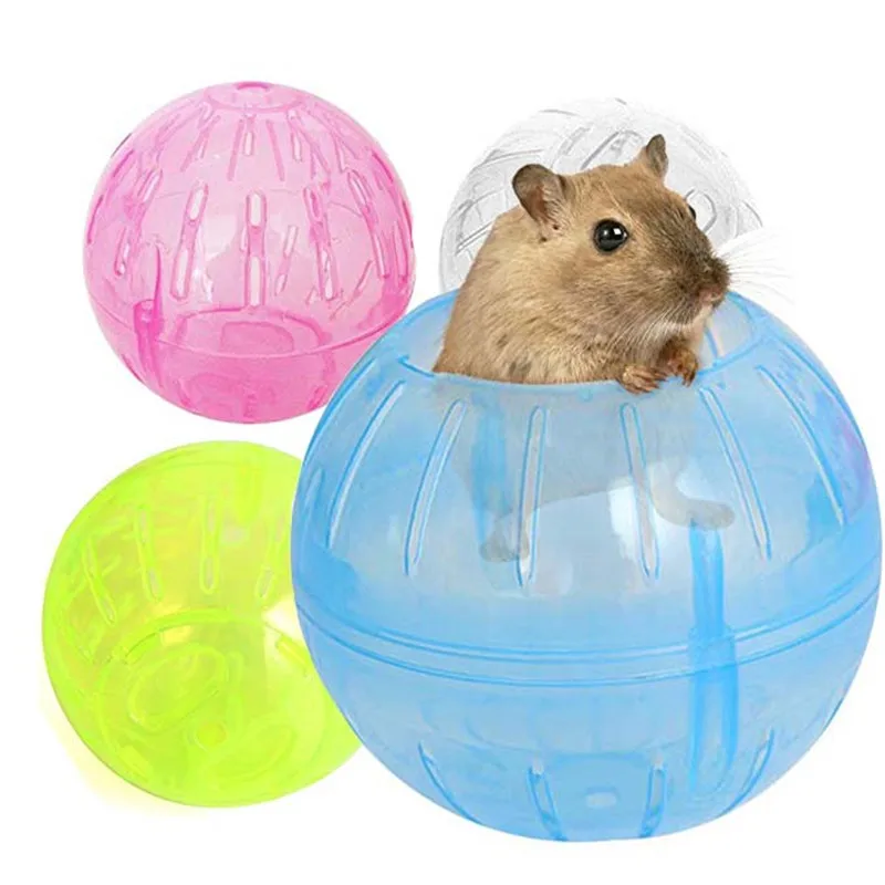 Fun Plastic Pet Rodent Mice Jogging Ball Toy Hamster Gerbil Rat
