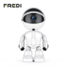 FREDI 1080P Home Security Robot Auto Tracking Camera Surveillance CCTV Camera Wireless WiFi Baby Monitor IP Camera Night Vision