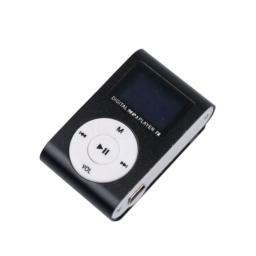 Kebidumei мини USB клип цифровой MP3 плеер ЖК-экран дисплей Поддержка 32 ГБ Micro SD TF карта FM радио