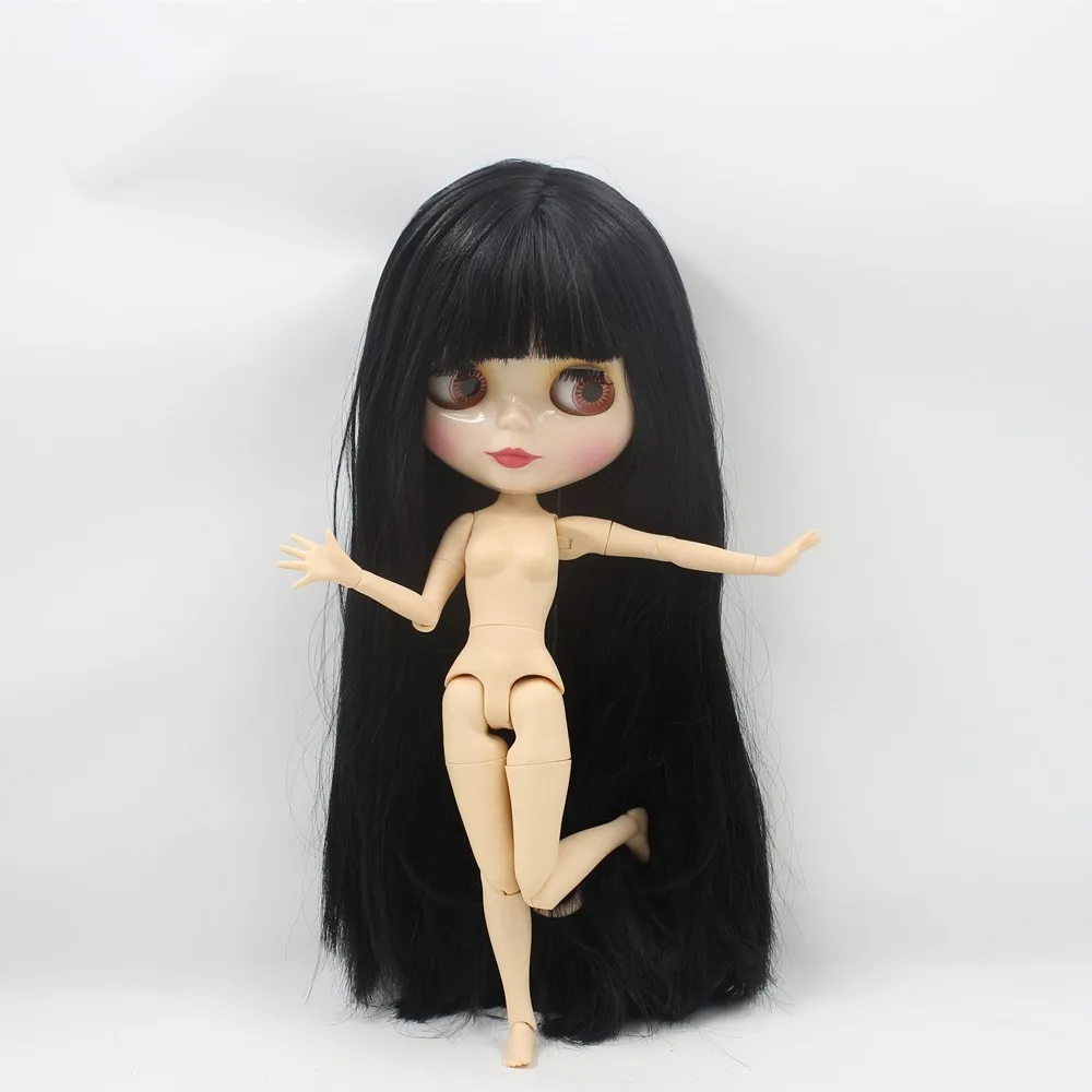 Ледяной обнаженный завод Blyth кукла серии № BL9601 черные волосы белая кожа Специальная цена Neo Licca, Pullip, Jerryberry
