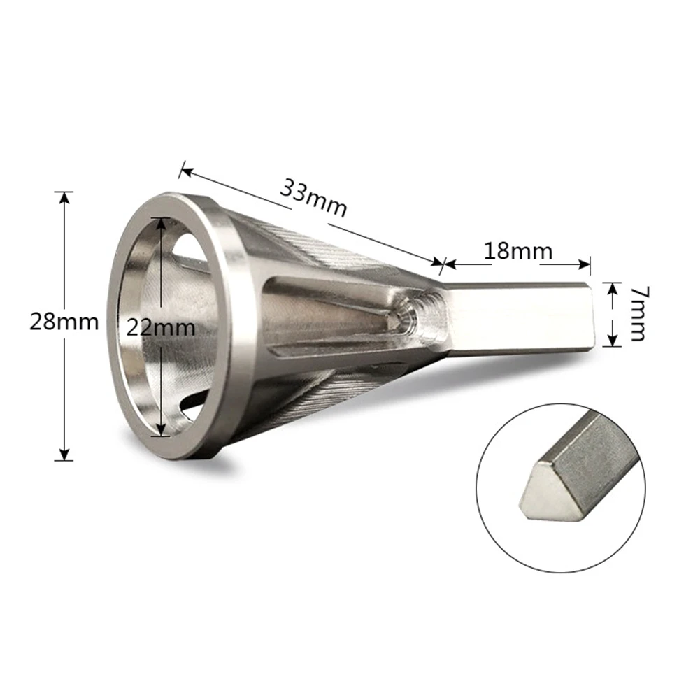 Автомобильный мотоцикл Deburring внешний инструмент фаски прочный высокопрочный заусенец винт триммер для головы быстро восстанавливает поврежденные болты