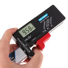 Универсальный цифровой тестер батареи Вольт проверки для AA AAA 9 В Кнопка несколько размеров батарея тестер Напряжение метр инструменты Лидер продаж