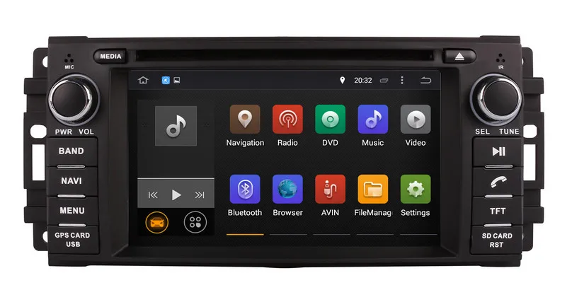 Android 9,0 автомобильный dvd-плеер для Jeep Compass Grand Cherokee Wrangler с gps навигацией Радио BT SD DVR wifi Аудио стерео