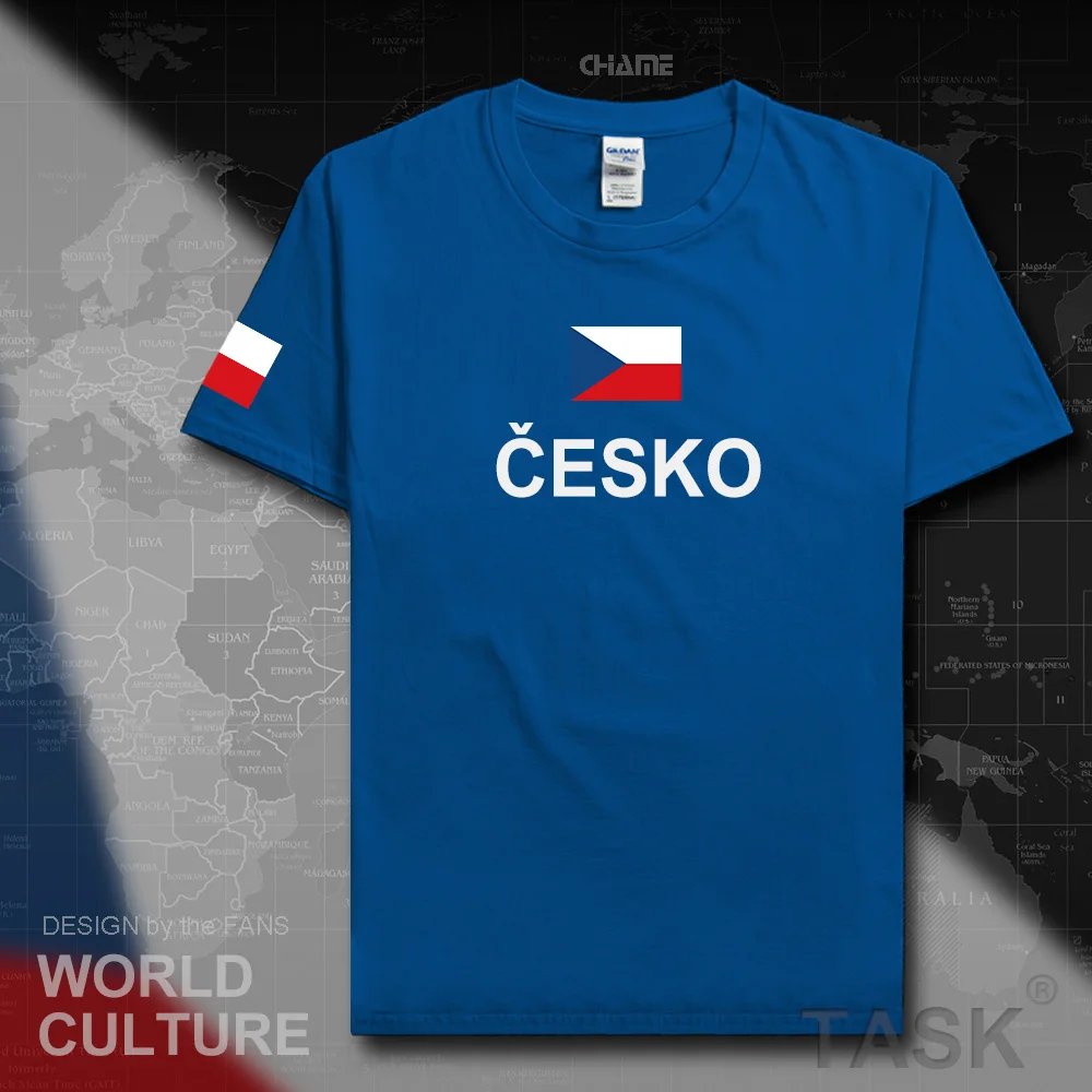 Мужская футболка из 100% хлопка с флагом страны и Чехией|men fashion t shirt|men shirtmens shirts |