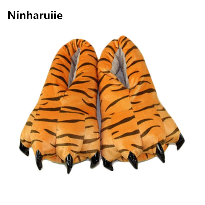 

2018 Unisex Household Spring Children Slippers Kids Home Animal Pajamas Shoes Keep Warm Lovely Family Slippers For Boys Girls