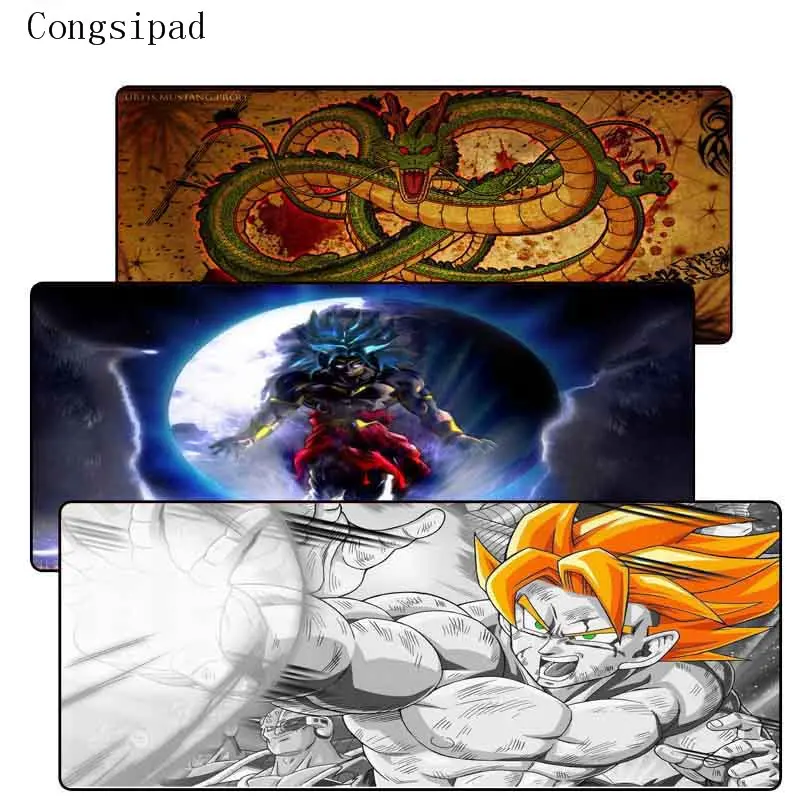  Congsipad Dragon Ball Z Large Gaming Mouse Pad Gamer Locking Edge Keyboard Mouse Mat Gaming Mousepa