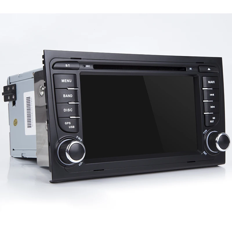 IPS HD 2 Din Car Multimedia Player GPS Android 8.1.0 DVD Automotivo For Audi/A4/S4 2002-2008 Radio Quad Cores RAM 2GB ROM 16GB