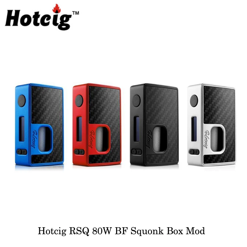 Электронные сигареты Hotcig Squonk поле Mod BF RSQ 80 Вт HM чип мод для вейпинга вейпинг