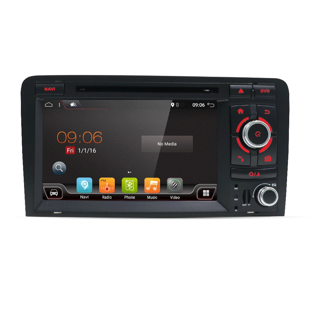 Cheap Bosion Car Multimedia Player Android 9.0 GPS 2 Din Car DVD Player For Audi A3 2006-2011 Canbus 2GB RAM 32GB ROM wifi Radio FM BT 1