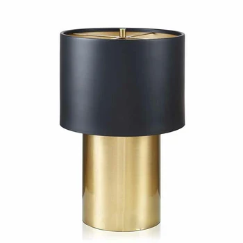 

modern luxury led desk lamp studyroom living room hotel table light Metal iron gloden bedroom loft Cafe decorative table lamp