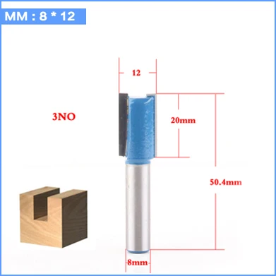 8 мм хвостовик прямой деревянный маршрутизатор Набор бит плотник Фрезерный резак Диаметр резки для токарного станка деревообрабатывающий инструмент