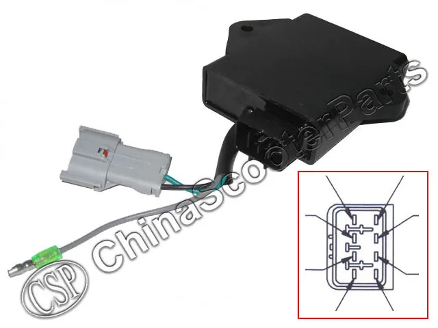 8 Pin CDI JCL BuYang Linhai Xingyue 250cc 260cc 300cc Скутер ATV YP VOG Багги обратный | Автомобили и