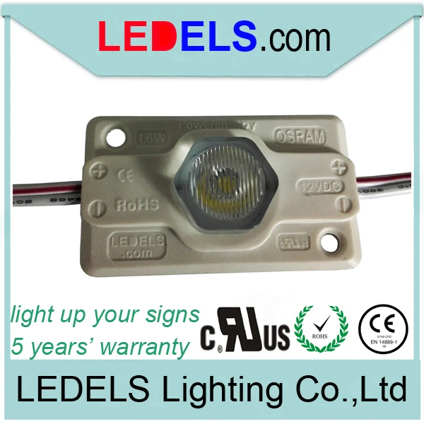 

double sided light box led 1.6w 120 lumens edge light display case lighting led module for lightbox