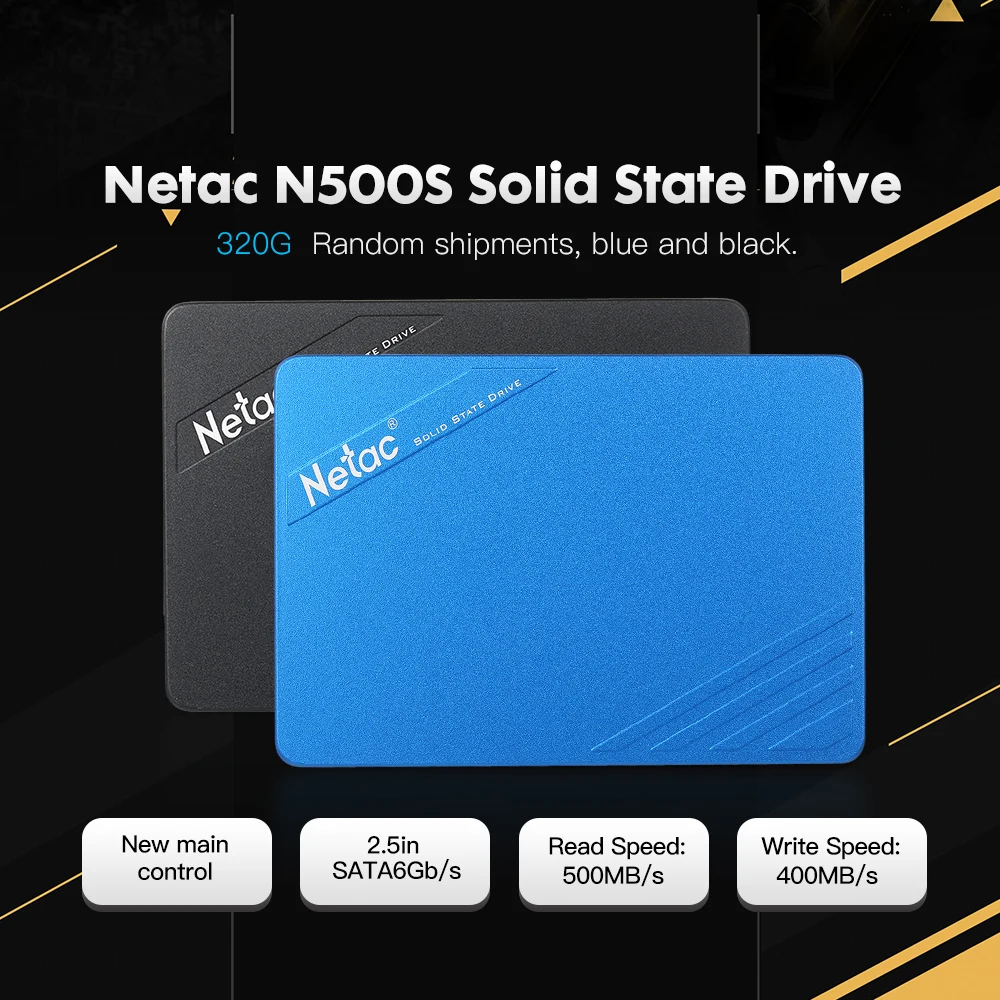 Netac N500S 60 ГБ 120 ГБ 240 ГБ 320 ГБ SATA6Gb/s 2,5 дюйма твердотельный накопитель SATA 3 SSD HD Dist для ноутбуков настольных ПК