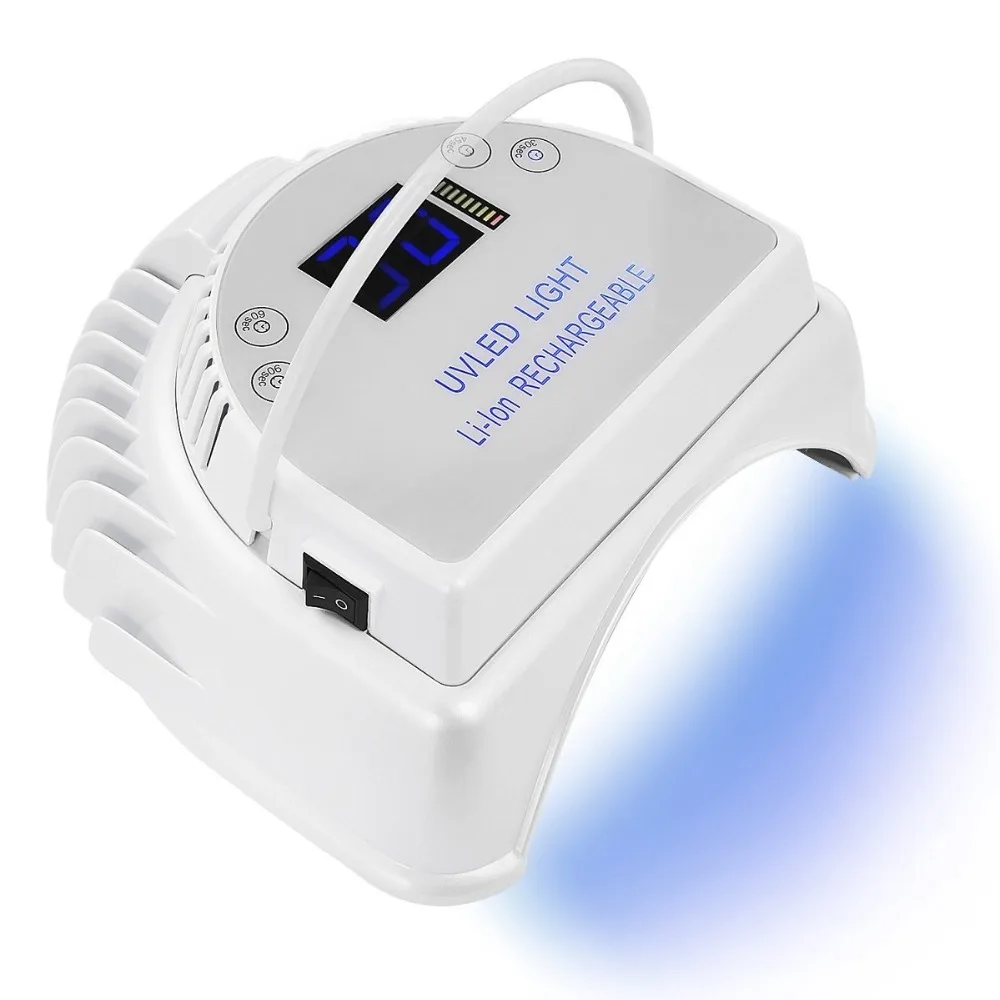 

Cappucci Wireless Portable Nail Lamp Rechargeable Battery Portable LED Nail Dryer Professional UV Led Gel Drying