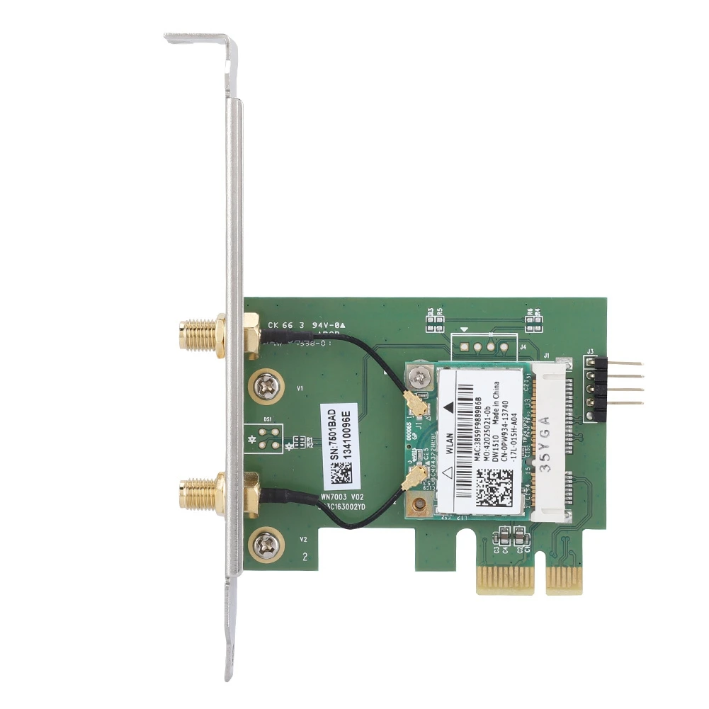 Горячая DW1510 PCI E Настольный ПК AC двухдиапазонный 2 4G/5G беспроводная сетевая