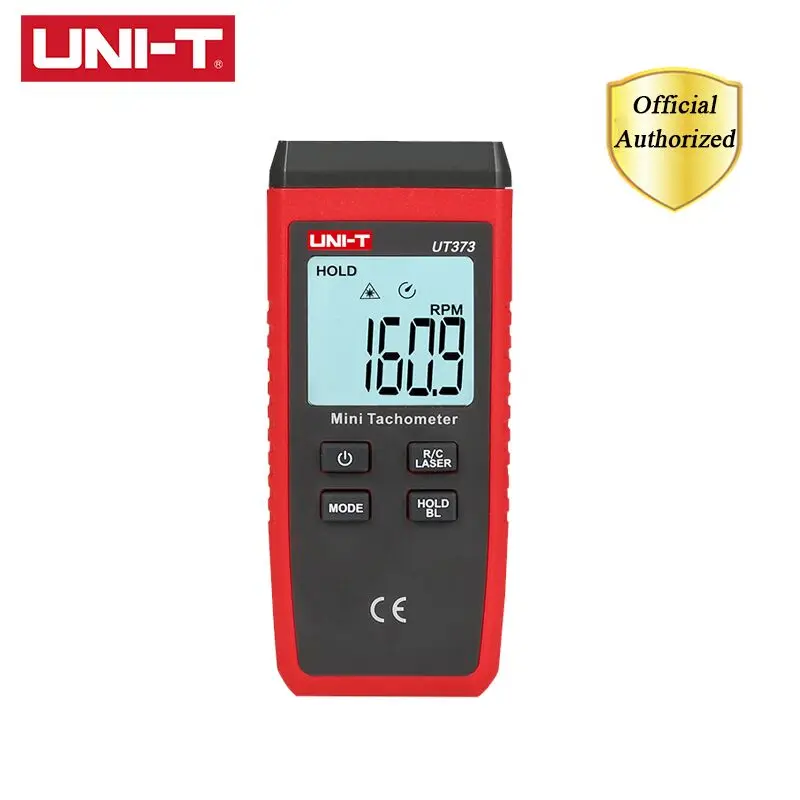 

UNI-T UT373 Mini Digital Laser Tachometer Non-Contact Tachometer RPM Range 10-99999RPM Tachometer Odometer Km/h Backlight
