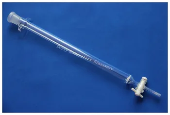 

125ml Lab Glass Chromatography Column, ID 20mm, Column Length:300mm, 24/29 joint,with Teflon Stopcock