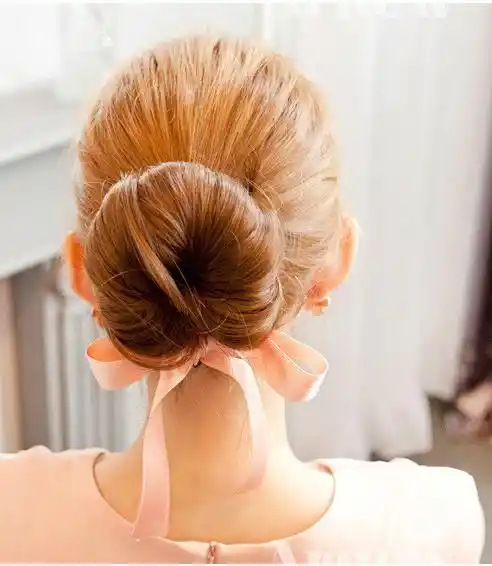 1 Pc Korean Style Lady Girls Silk Satin Ribbon Foam Sponge Quick