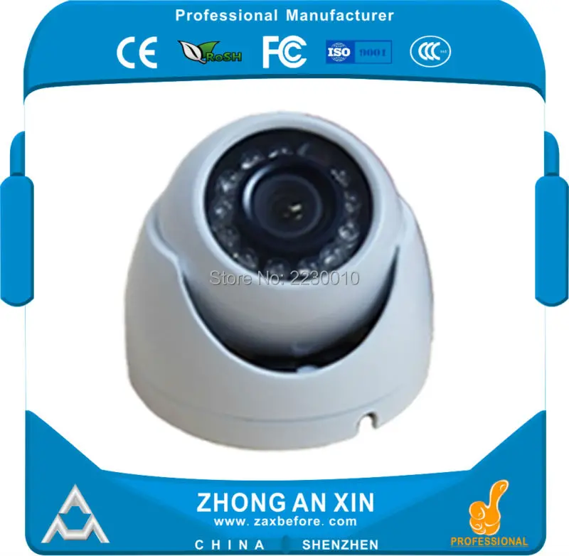 ZhongAnXin CVBS 700TVL инфракрасная металлическая мини купольная Автомобильная камера