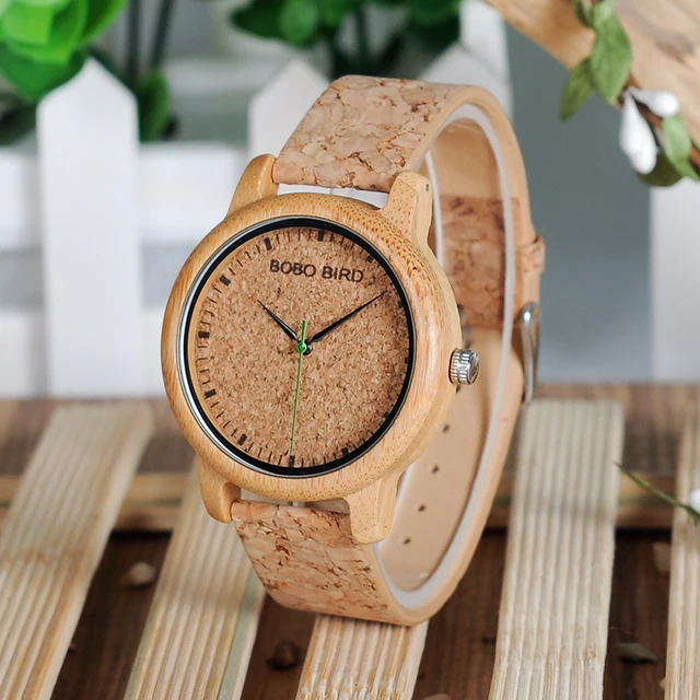 Luxury Brand BOBO BIRD Lover's Watches Quartz Genuine Leather Strap Bamboo Wrist Luxury Brand BOBO BIRD Lover's Watches Quartz Genuine Leather Strap Bamboo Wrist