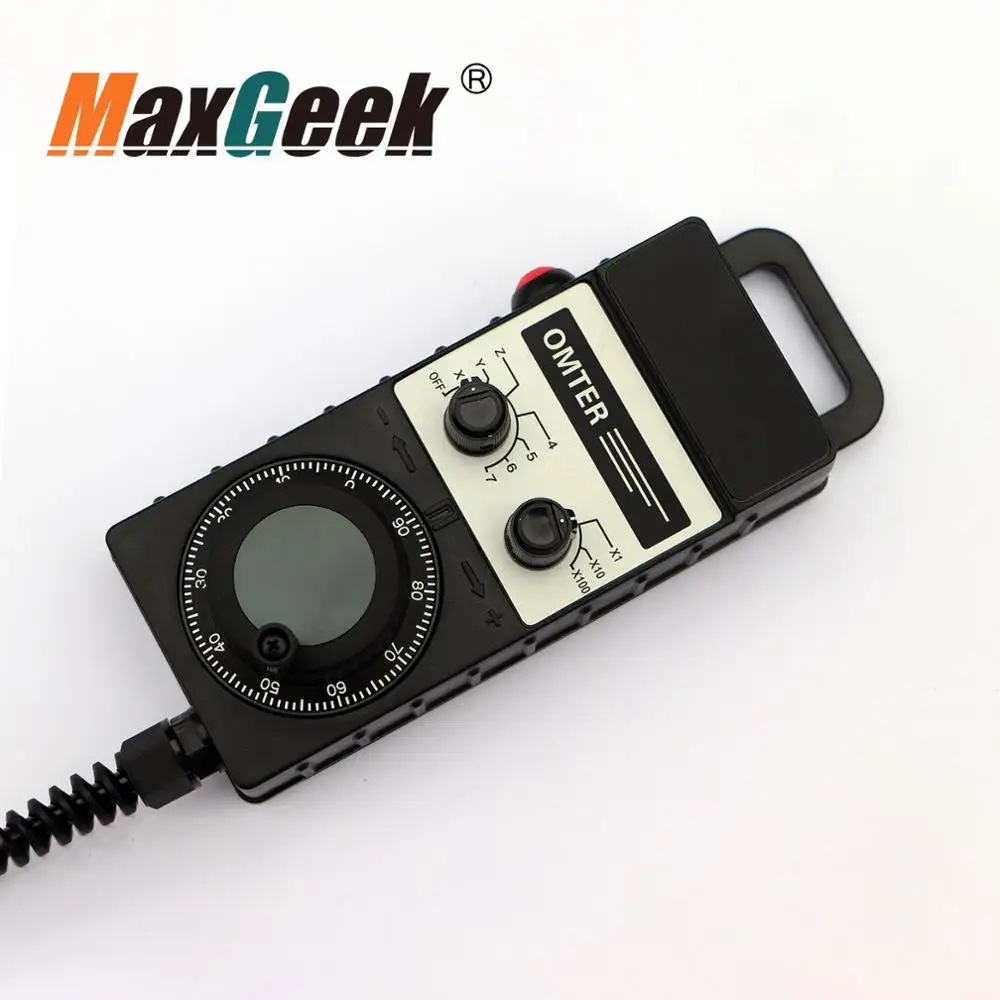 

OMT003 7Axis Manual Pulse Generator CNC Handwheel 100PPR 5V w/o Emergency Stop Button Universal Type