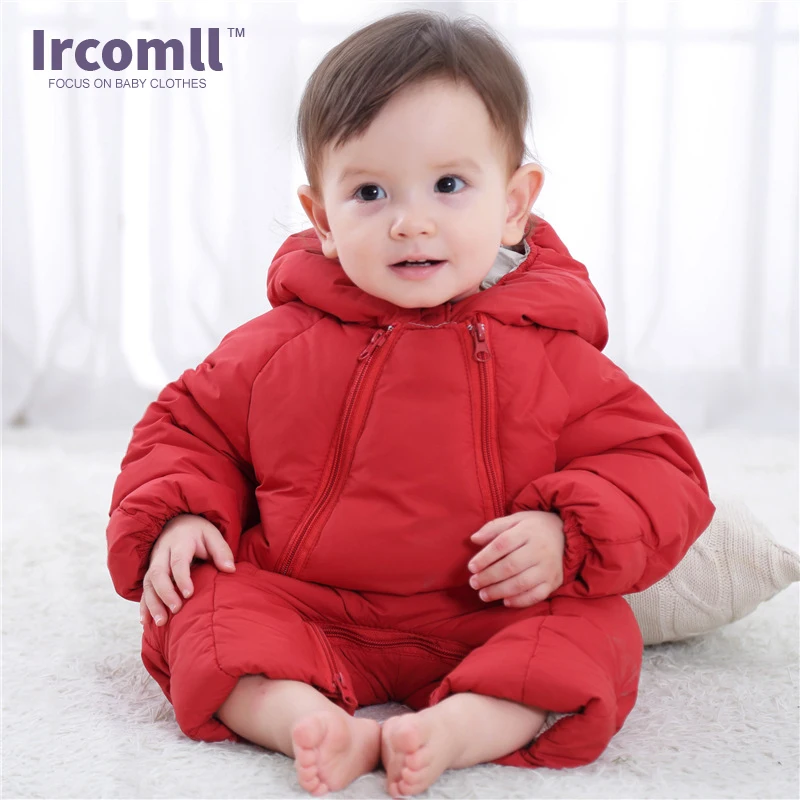 Комбинезон для мальчиков Ircomll с длинным рукавом и капюшоном детская верхняя