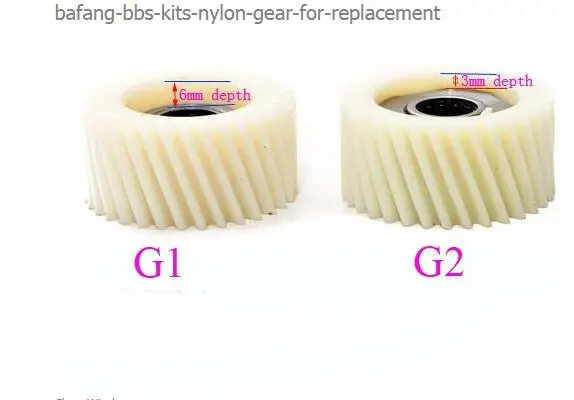 

Bafang bbs01 and bbs02 motor reduction new or old version nylon gear