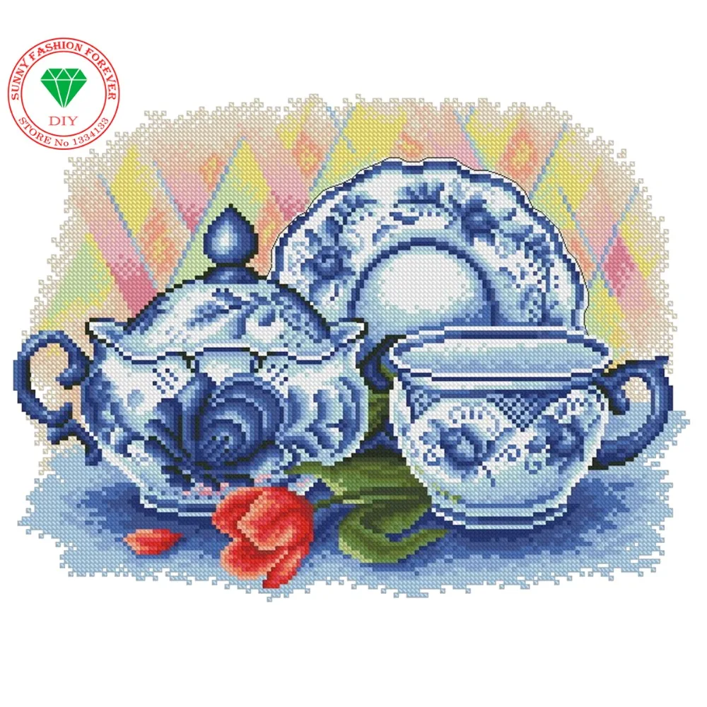 5d diamond embroidery landscape painting rhinestones embroidery ribbons