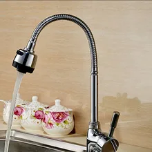 Твердой Латуни Кухонный Кран на Одно Отверстие Кухонный Кран Водопроводный Кран