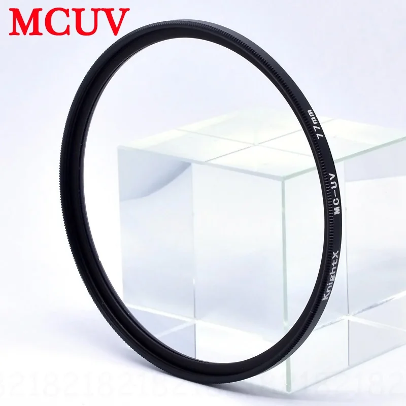 KnightX HD UV MCUV 49 52 55 58 62 67 72 77 MM Camera Lens Filter For canon eos sony nikon 500d 1200d light d80 set 52MM 58MM 4