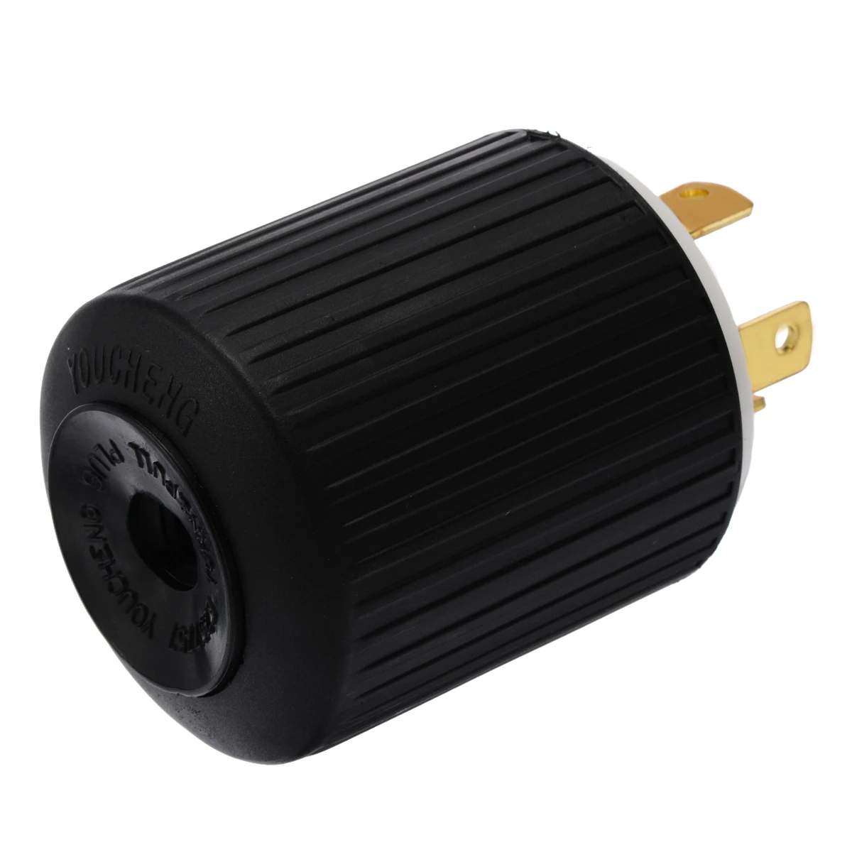 New Black L14-30 30Amp 125/250 Volt 3 Pole 4 Wire Generator 4-core Grounding Locking Male Plug Industrial Connecting Plug