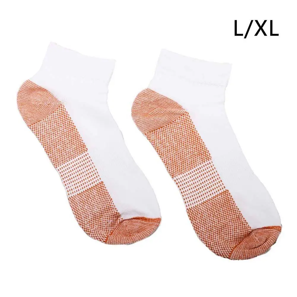 Медное волокно хлопковые носки спортивные Волшебные Носки Нескользящие износостойкие баскетбольные носки мягкие удобные - Цвет: B L
