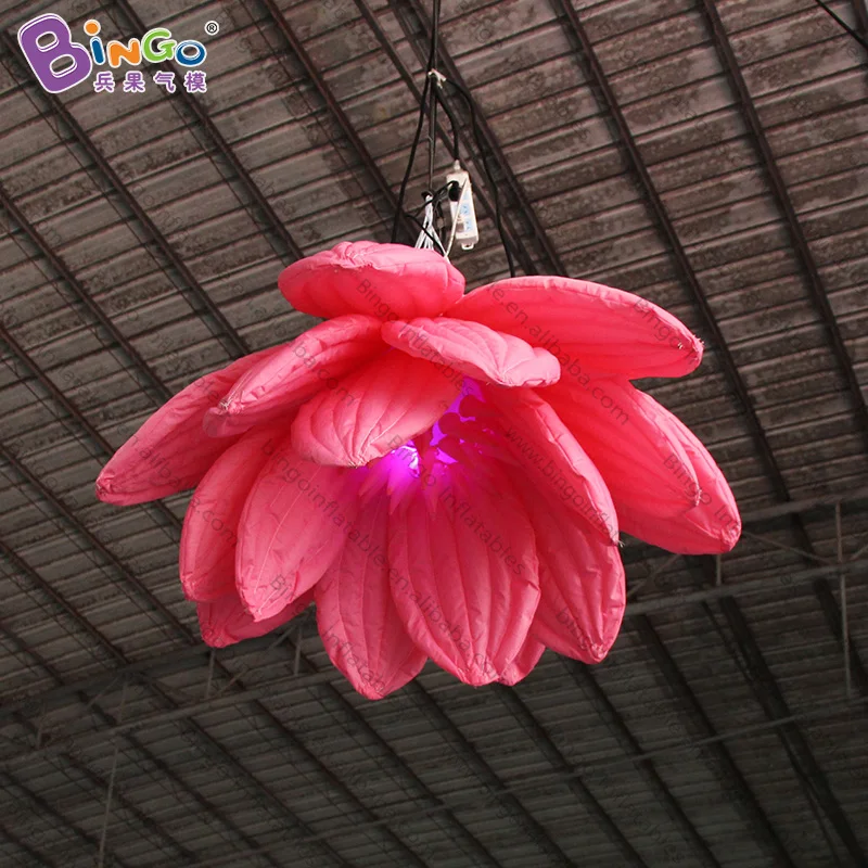 Индивидуальные 1,5X1,5 метров гигантские декоративные надувные цветы/надувные свадебные цветы/надувной цветок со светодиодной подсветкой-игрушки